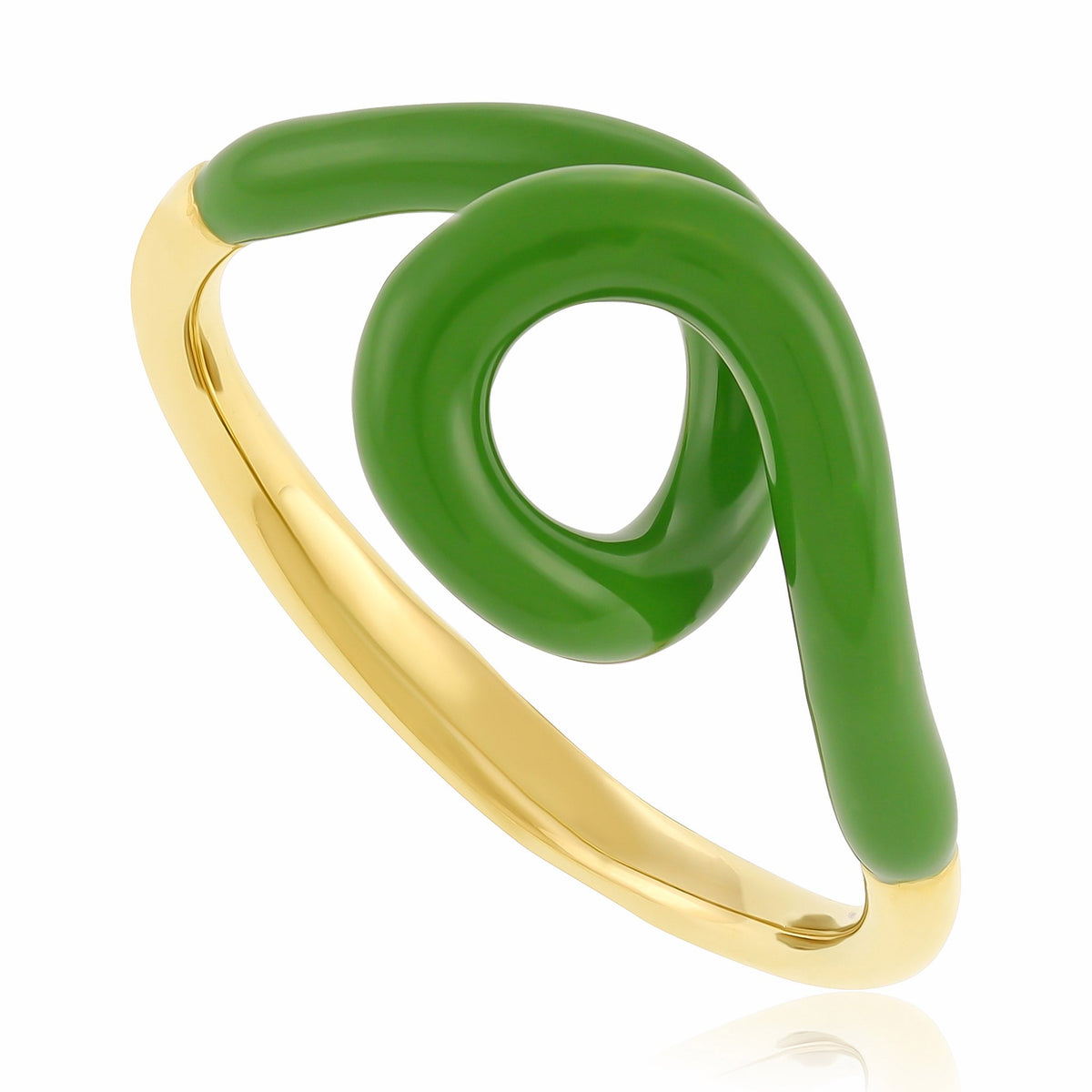 Verdant Spiral Ring