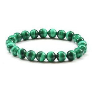 Green Malachite Beaded  Bracelet